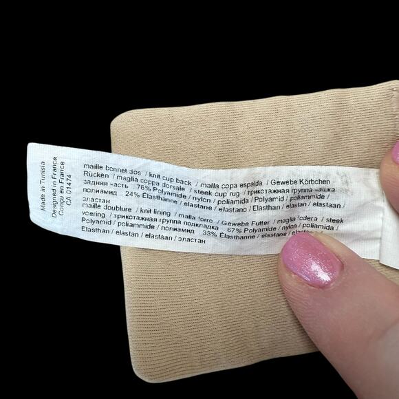 Chantelle Women's C Magnifique Bra Seamless Unlined Minimizer Size 40DDD Nude - Picture 7 of 7